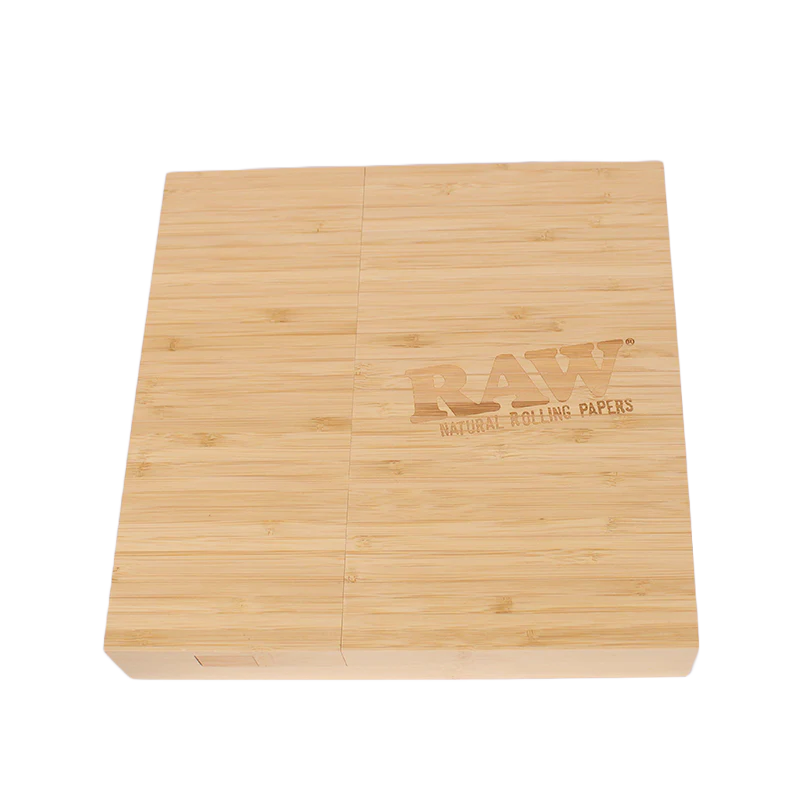 RAW Triple Flip Bamboo Rolling Tray - Image 4